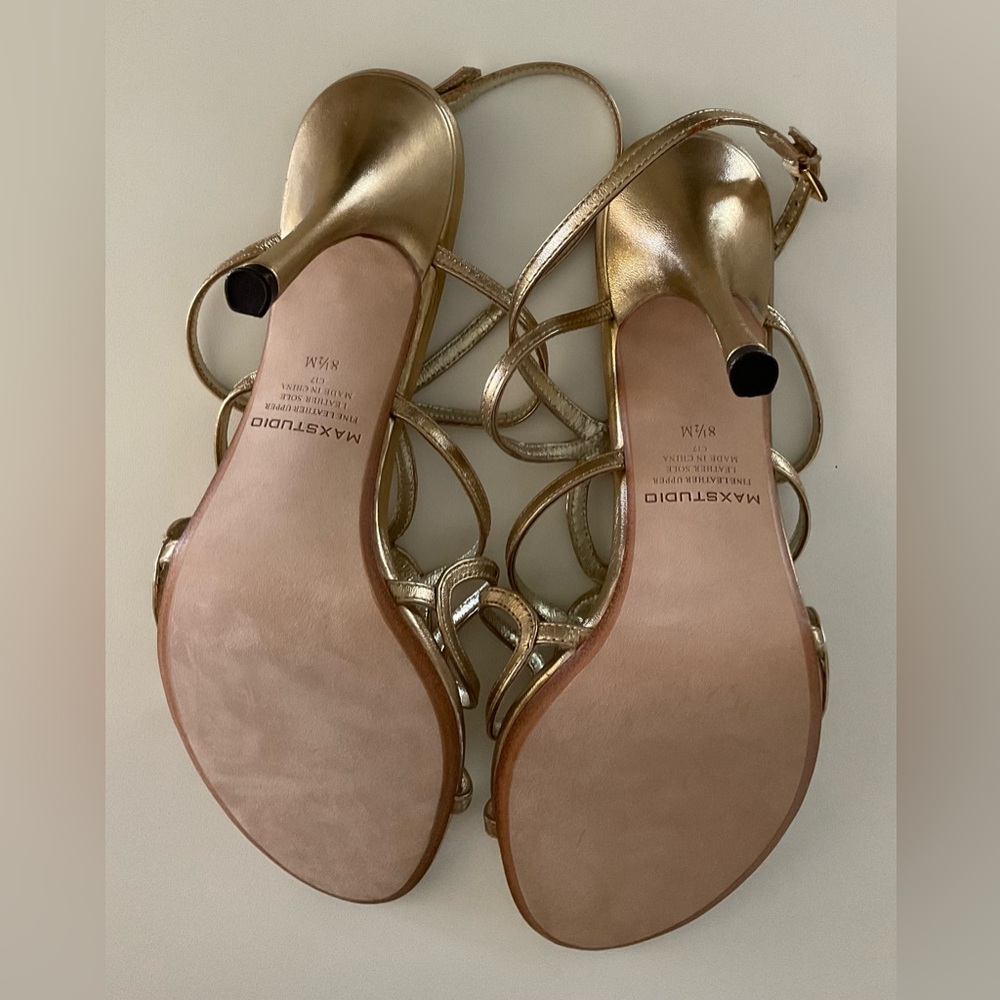 Max Studio
Gold Strappy Sandals - Picture 5 of 5